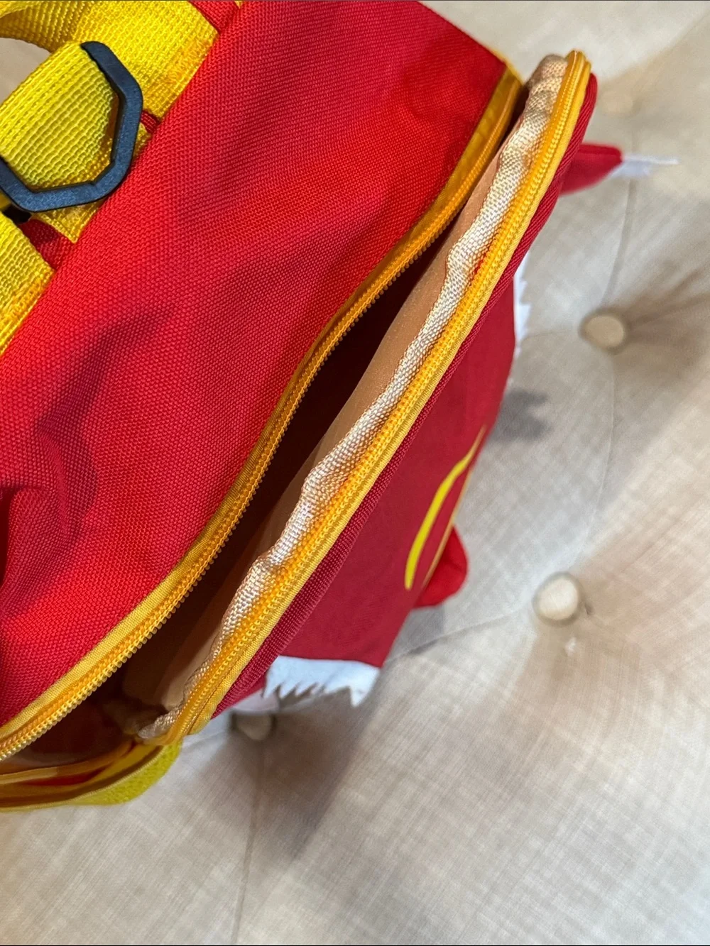 Red Kids Animal Backpack with Yellow Accents - Unbranded